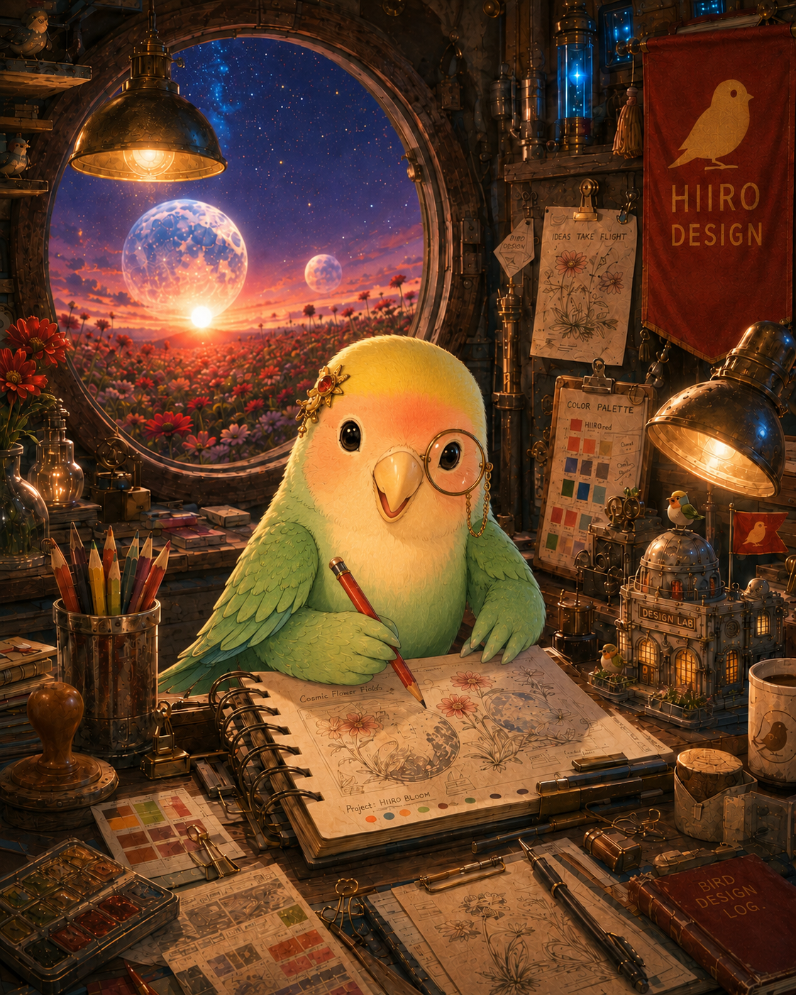 作品展示室の学芸員を務める鳥